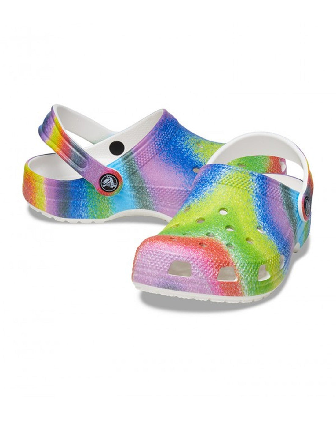 Crocs-Kids Classic Clog 208080-94S White/Multi-7 Years - 20 Cm
