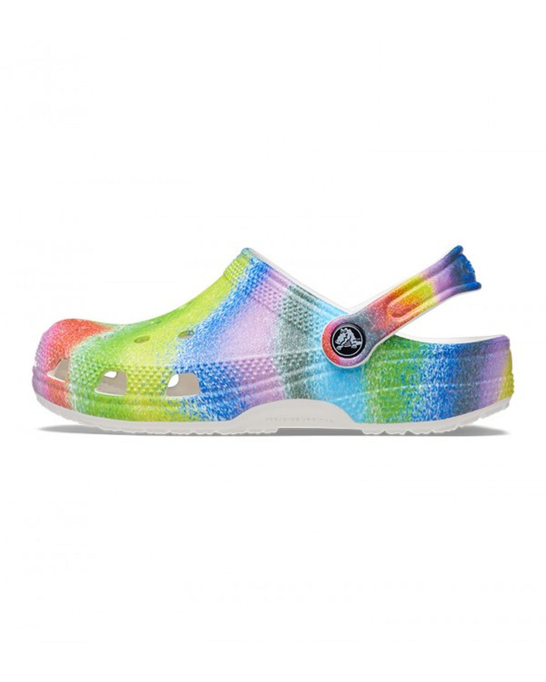 Crocs Classic Clog — Boys, White/Multi (208080)