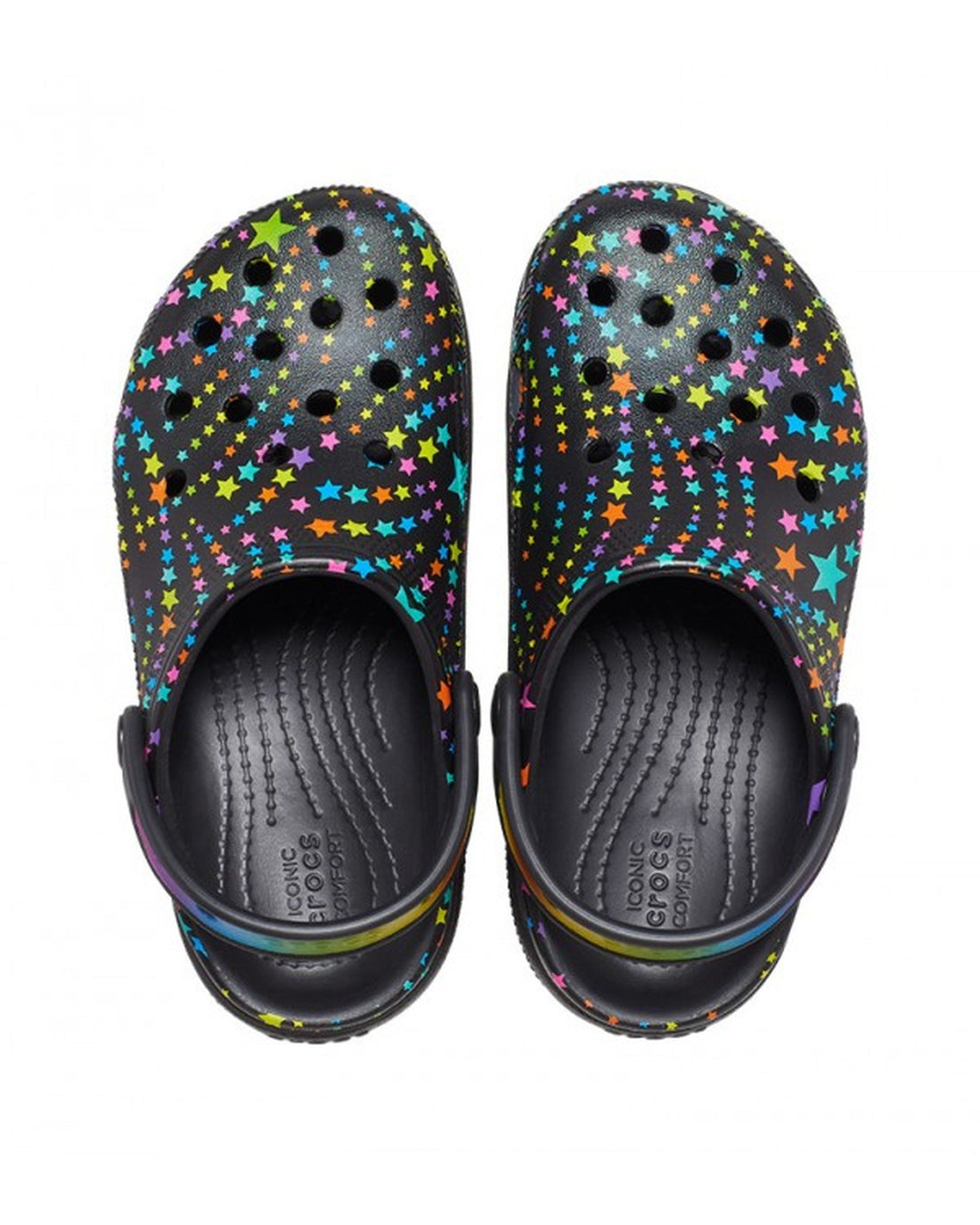 Classic-Clog-Kids-Black/Multi-208086-0C4