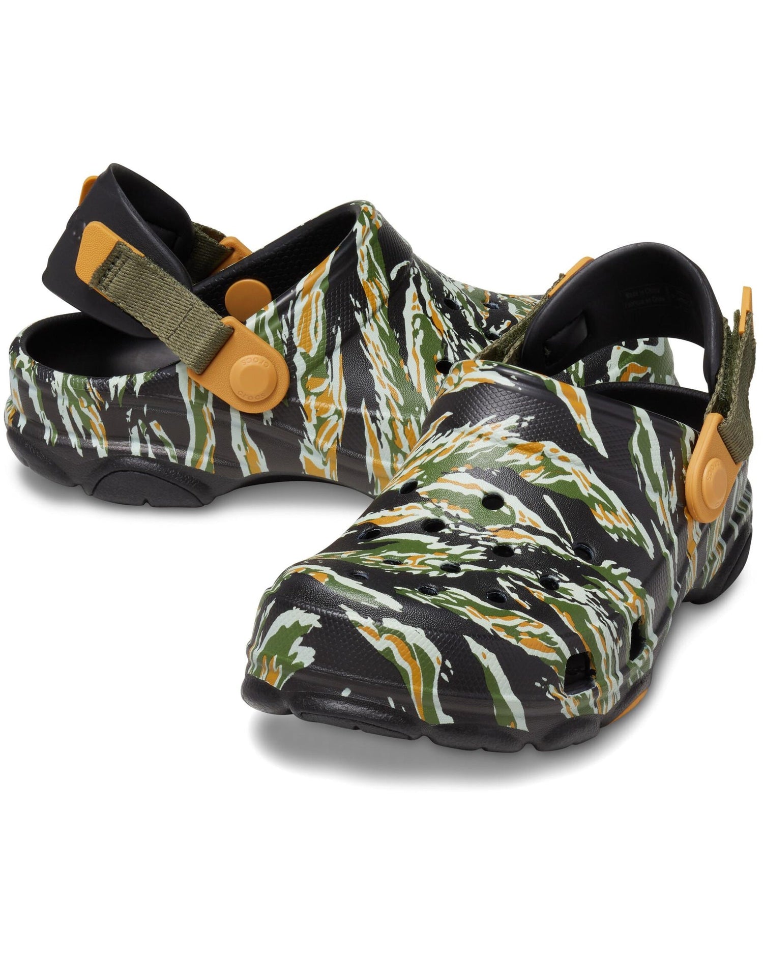 Crocs-Kids All-Terrain Clog 208092-0C4 Black/Multi-8-9 Years - 20.8 Cm