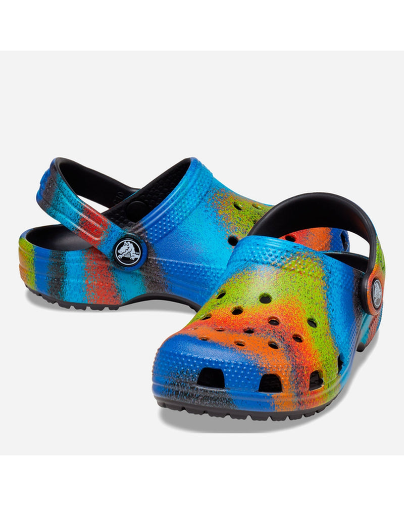 Classic-Clog-Kids-Black/Multi-208094-0C4