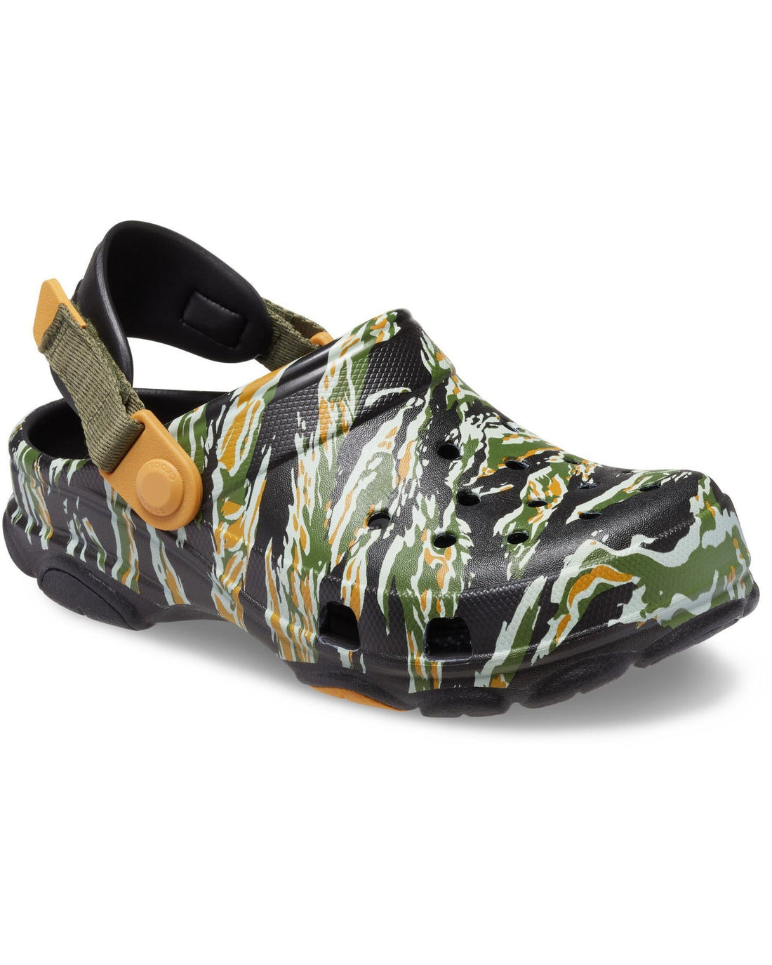 Crocs-Kids All-Terrain Clog 208097-0C4 Black/Multi-2.5 Years - 13.2 Cm
