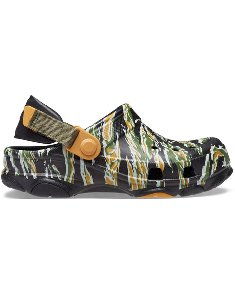 Crocs All-Terrain Clog — Toddlers, Black/Multi (208097-0C4)