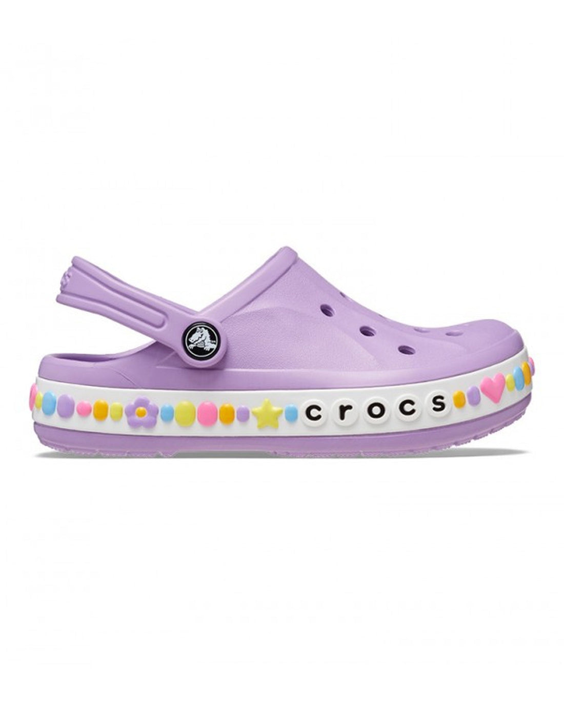 Crocs-Kids Bayaband Clog 208101-5PR Orchid-7 Years - 20 Cm