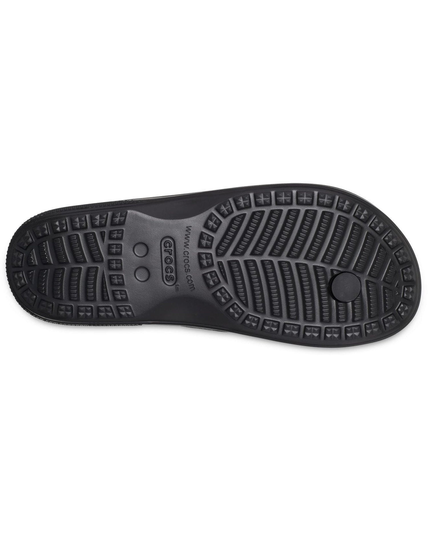 Unisex Adult-Crocs-Baya Flip 208192-001 Black-UK-10
