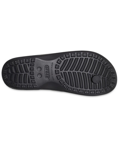 Unisex Adult-Crocs-Baya Flip 208192-001 Black-UK-10