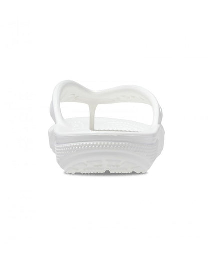 Unisex Adult-Crocs-Baya Flip 208192-100 White-UK-10