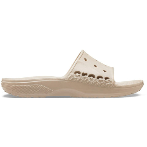 Crocs Baya Slide — Men, Cobblestone