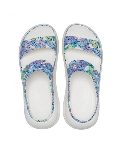 Unisex Adult-Crocs-Classic Sandal 208247-94S White/Multi-UK-10