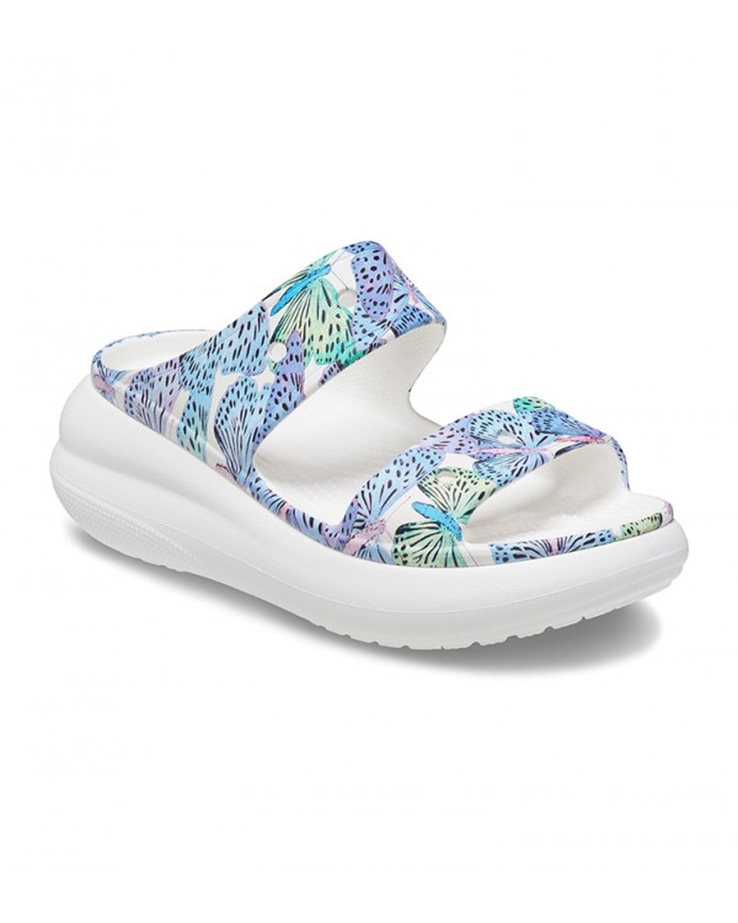 Unisex Adult-Crocs-Classic Sandal 208247-94S White/Multi-UK-10