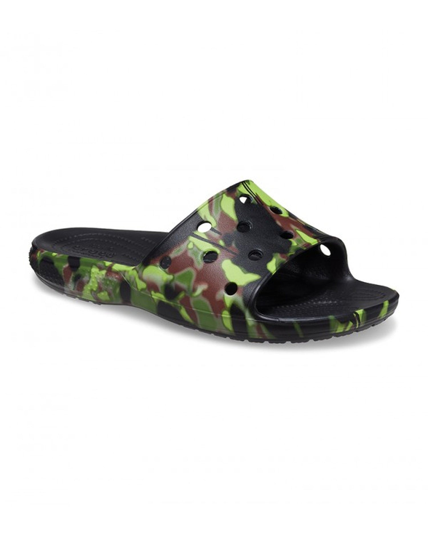 Unisex Adult-Crocs-Classic Slide 208252-001 Black-UK-10