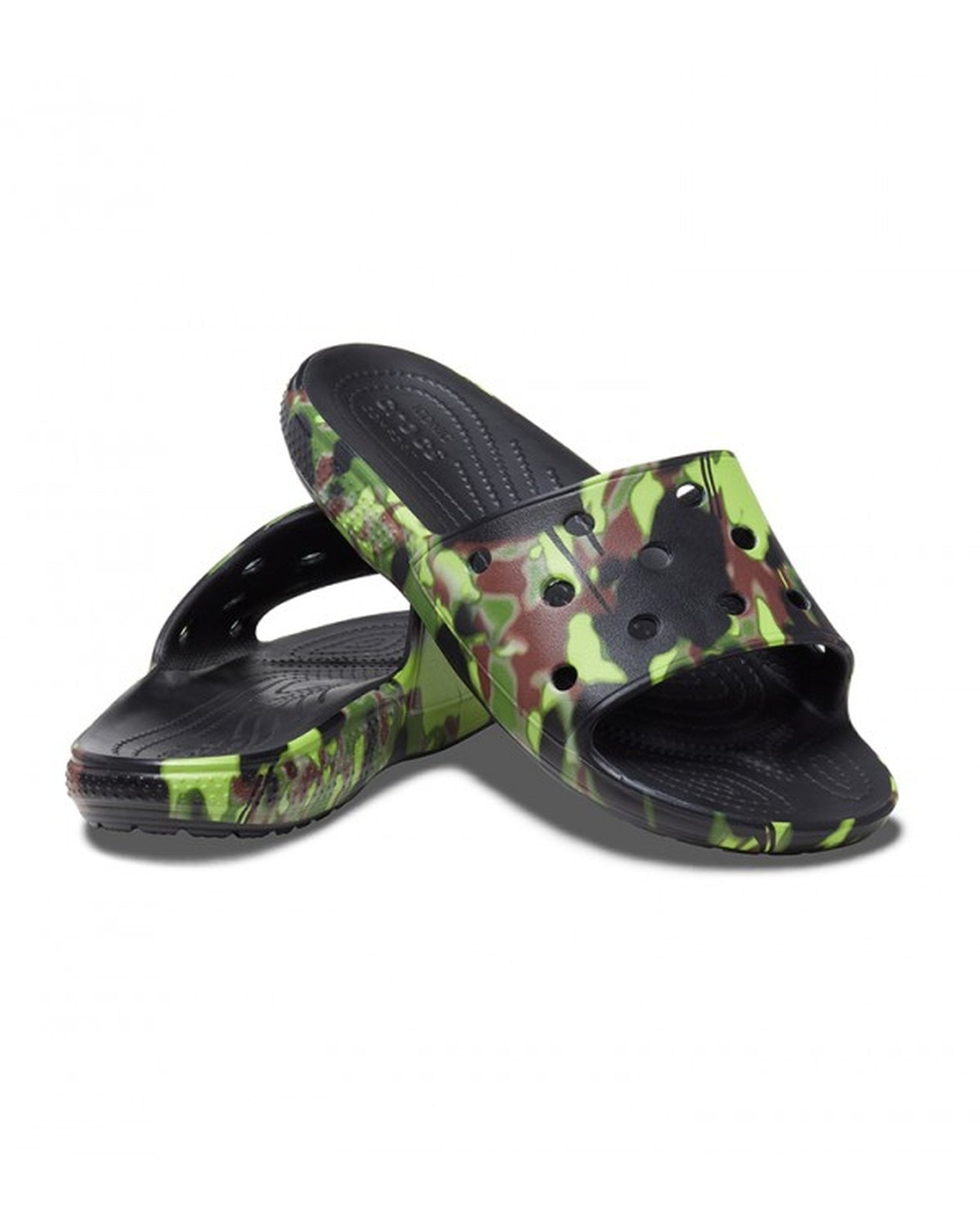 Unisex Adult-Crocs-Classic Slide 208252-001 Black-UK-10