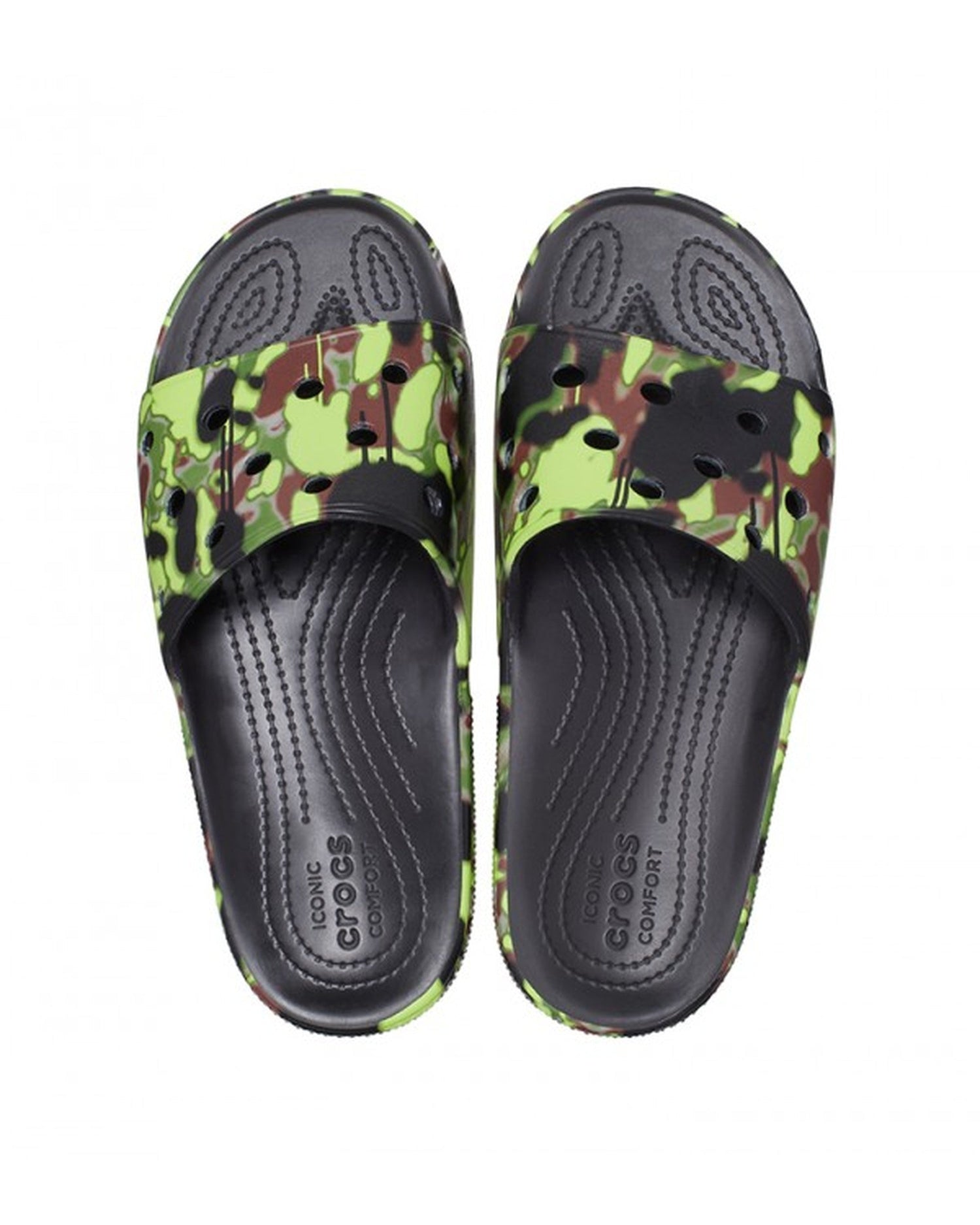 Unisex Adult-Crocs-Classic Slide 208252-001 Black-UK-10
