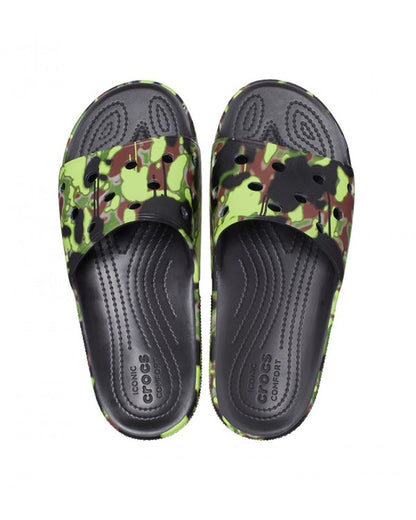 Unisex Adult-Crocs-Classic Slide 208252-001 Black-UK-10