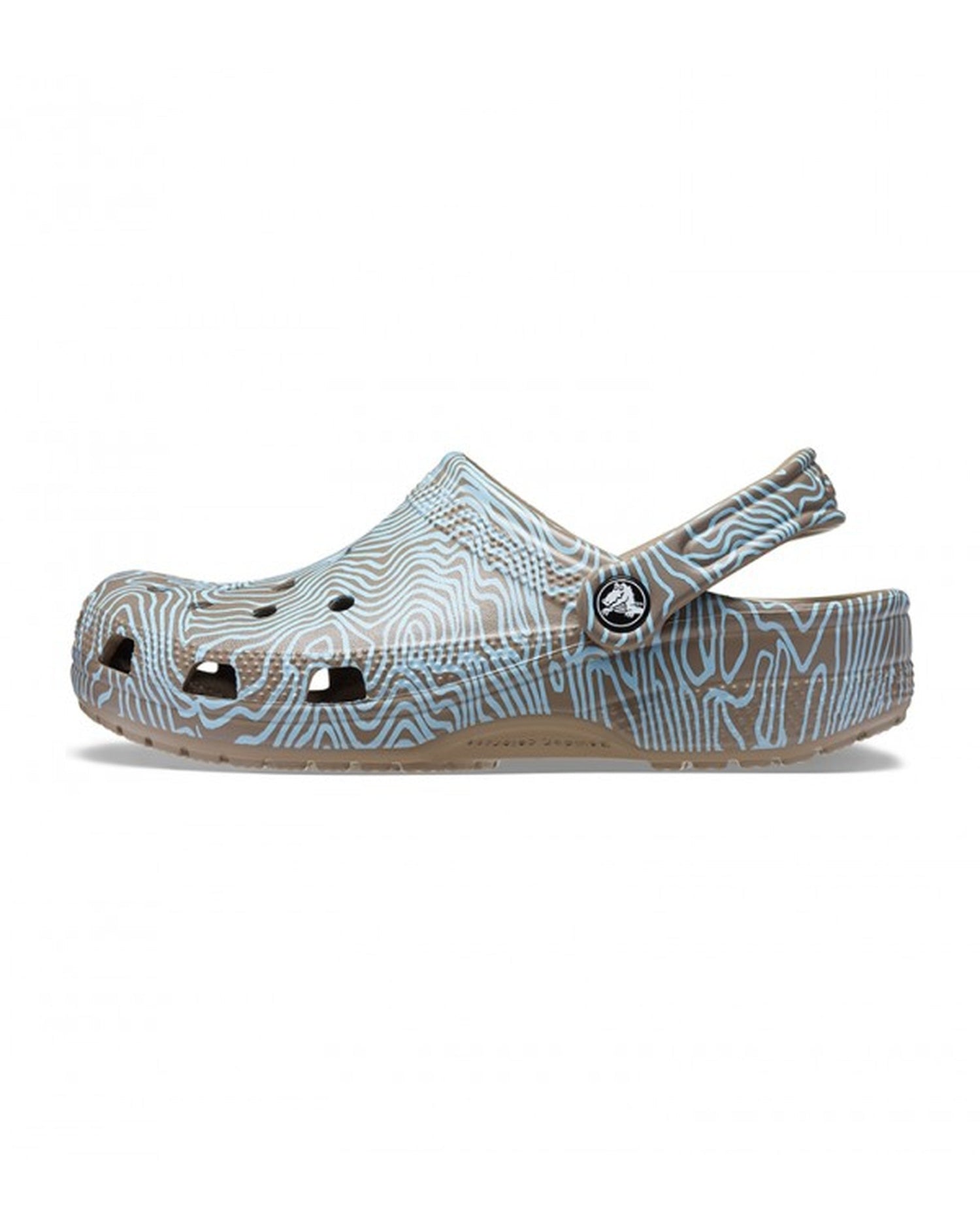 Unisex Adult-Crocs-Classic Clog 208263-2F9 Khaki/Multi-UK-10