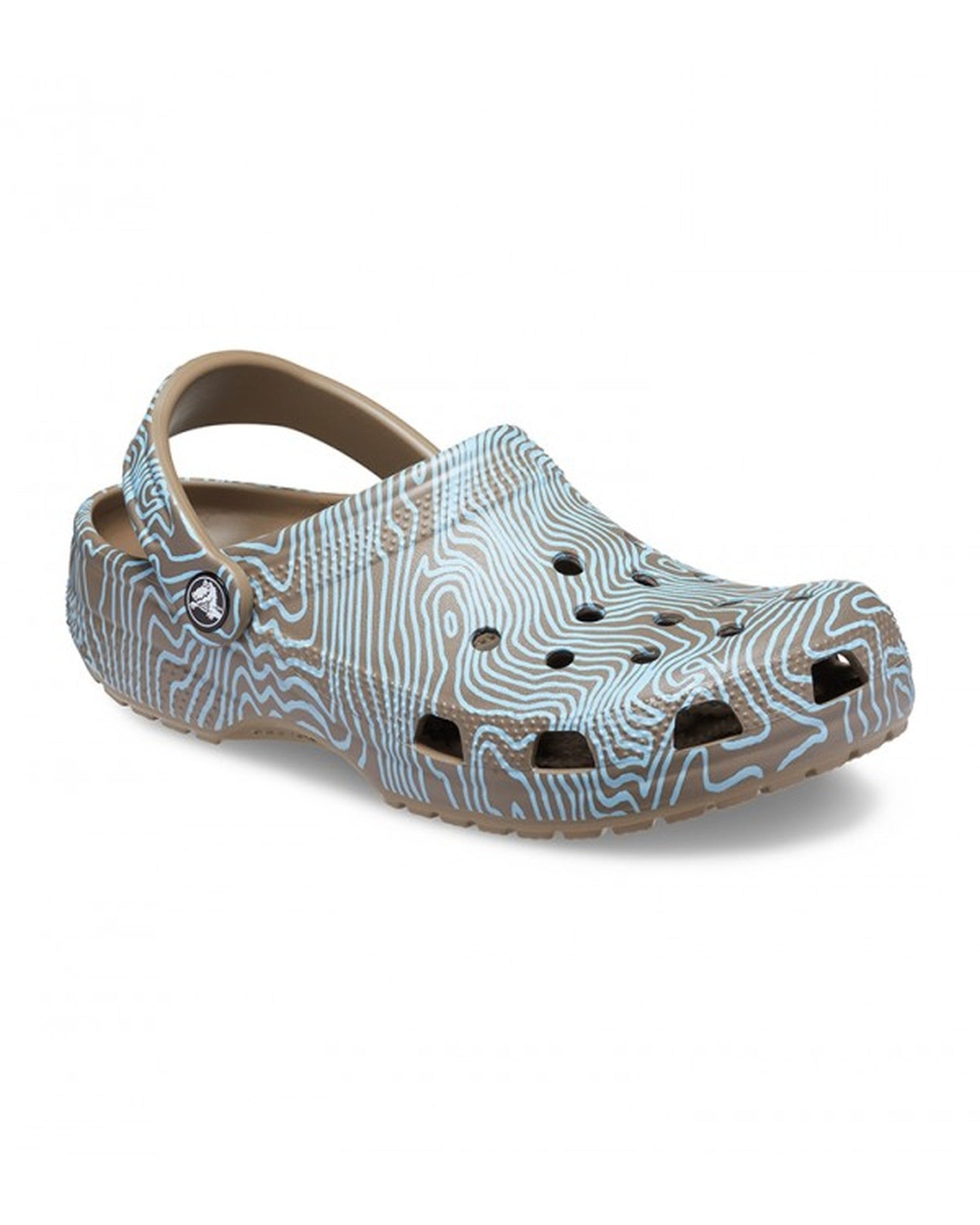 Unisex Adult-Crocs-Classic Clog 208263-2F9 Khaki/Multi-UK-10