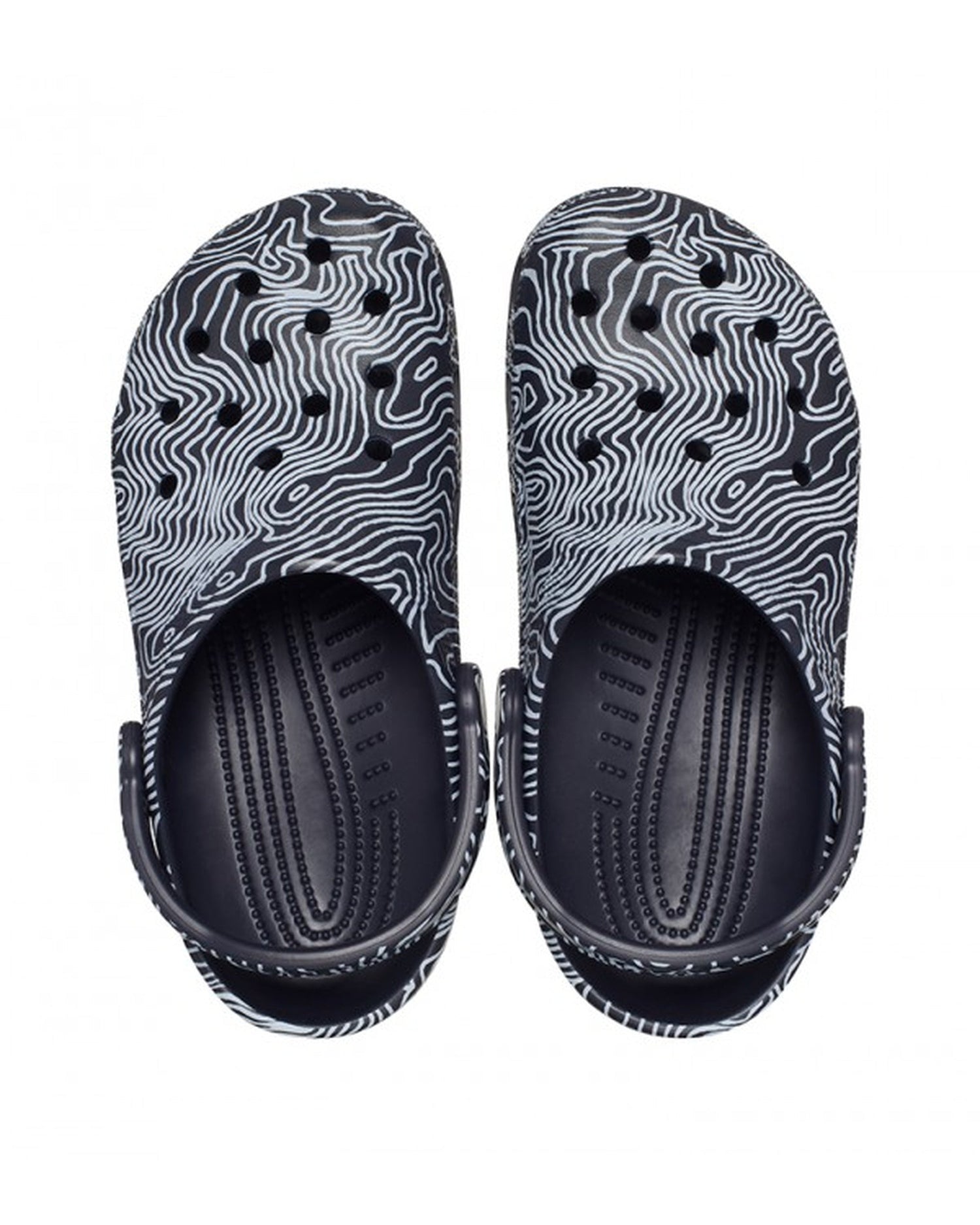 Unisex Adult-Crocs-Classic Clog 208263-4LF Deep Navy/Multi-UK-10
