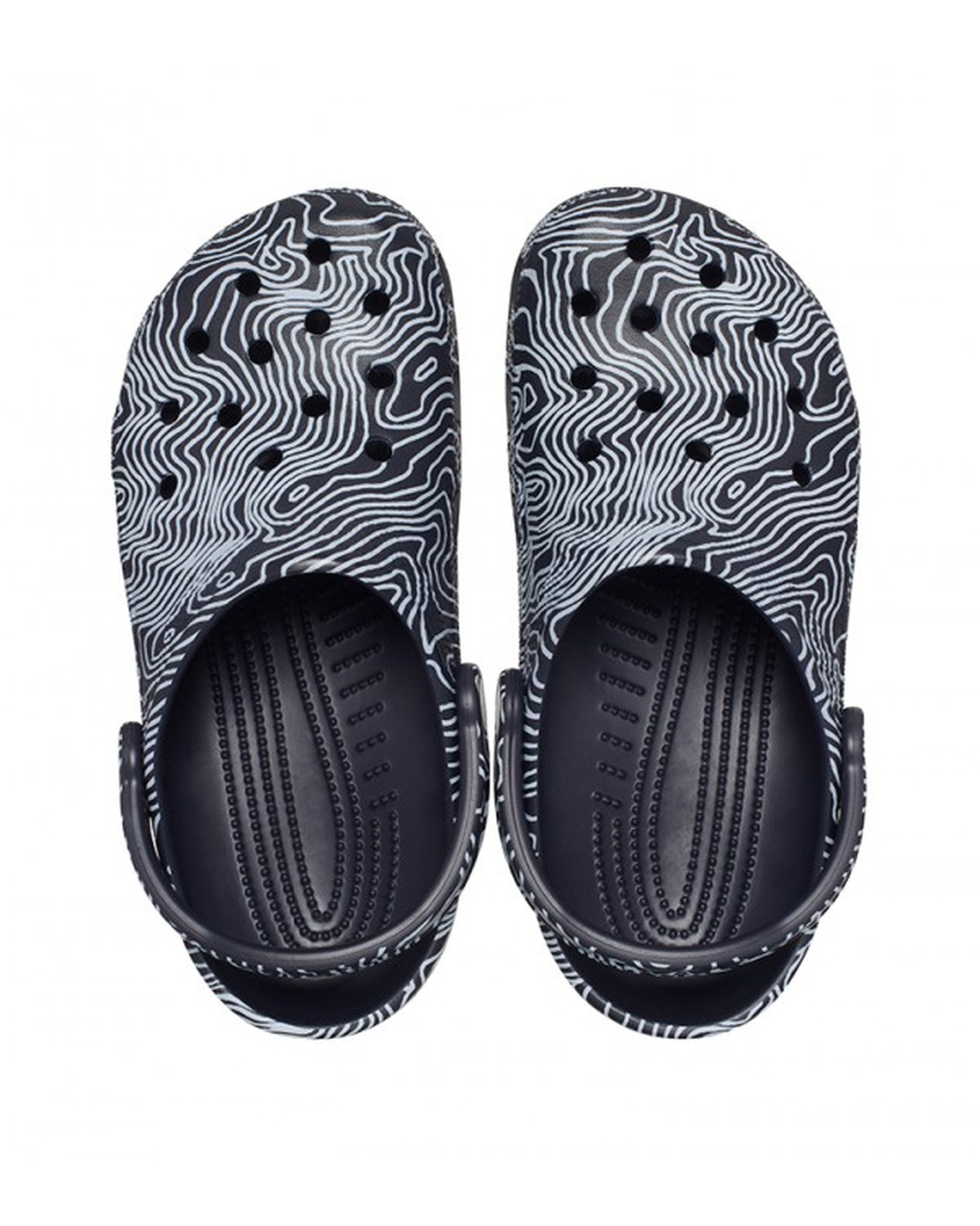 Unisex Adult-Crocs-Classic Clog 208263-4LF Deep Navy/Multi-UK-10