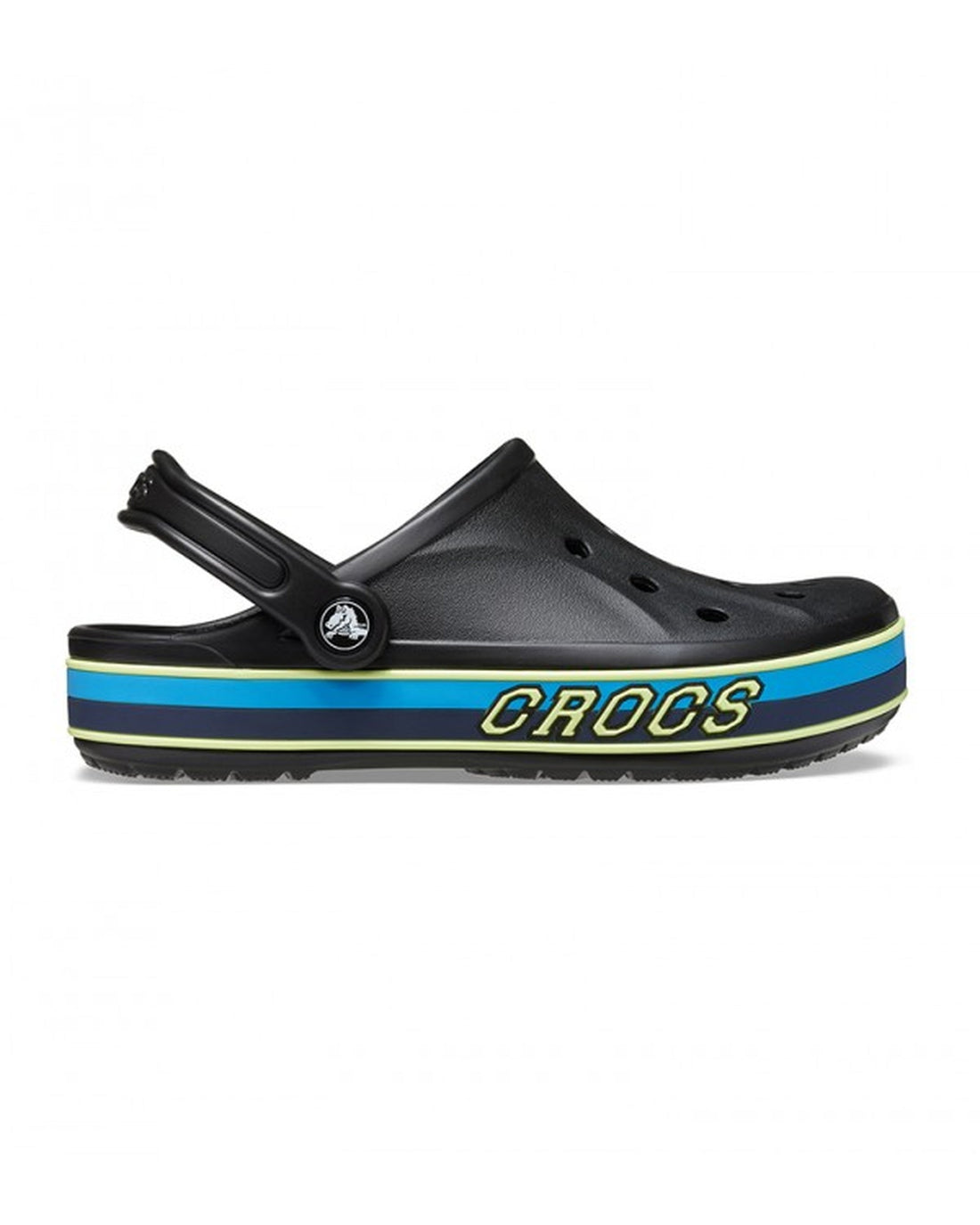 Unisex Adult-Crocs-Bayaband Clog 208268-0C4 Black/Multi-UK-10