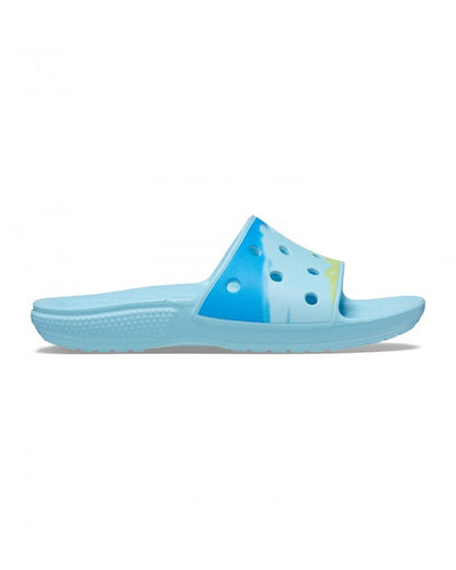 Unisex Adult-Crocs-Classic Slide 208276-4LE Arctic/Multi-UK-10