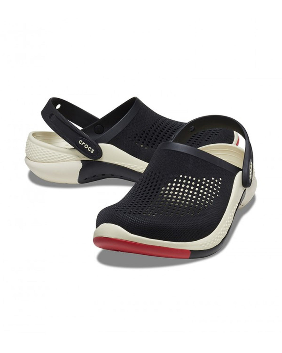 Unisex Adult-Crocs-Literide Clog 208281-0C4 Black/Multi-UK-9