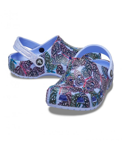 Crocs Classic Clog — Girls, Moon Jelly/Multi (208297)