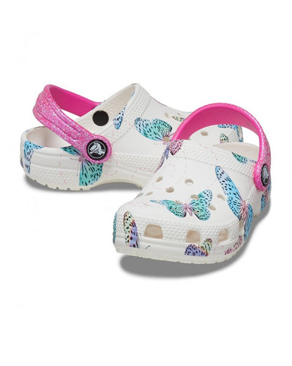 Classic-Clog-Unisex Kids-White/Multi-208300-94S