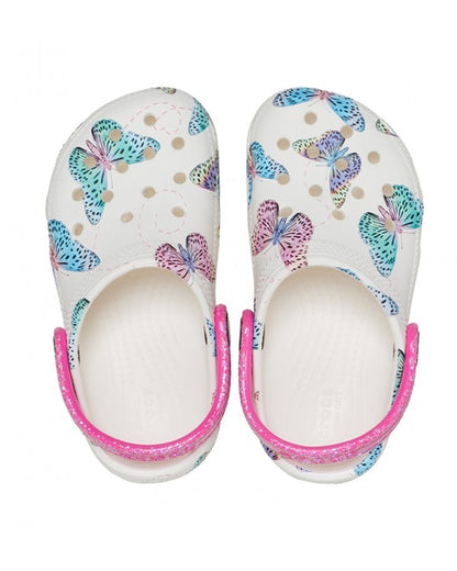 Classic-Clog-Unisex Kids-White/Multi-208300-94S