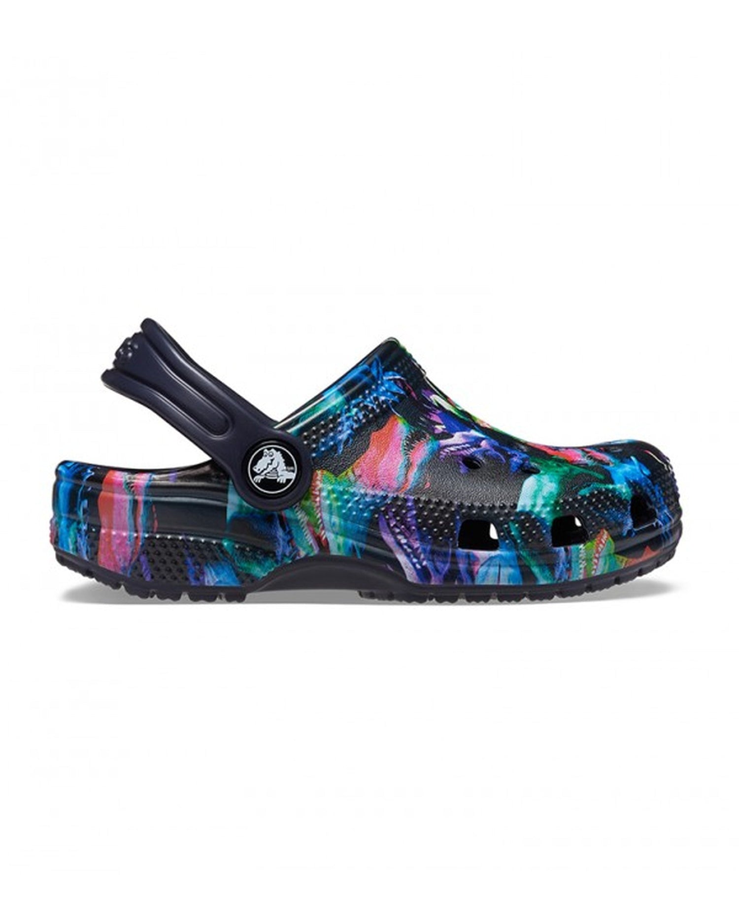 Classic-Clog-Unisex Kids-Deep Navy/Multi-208303-4LF