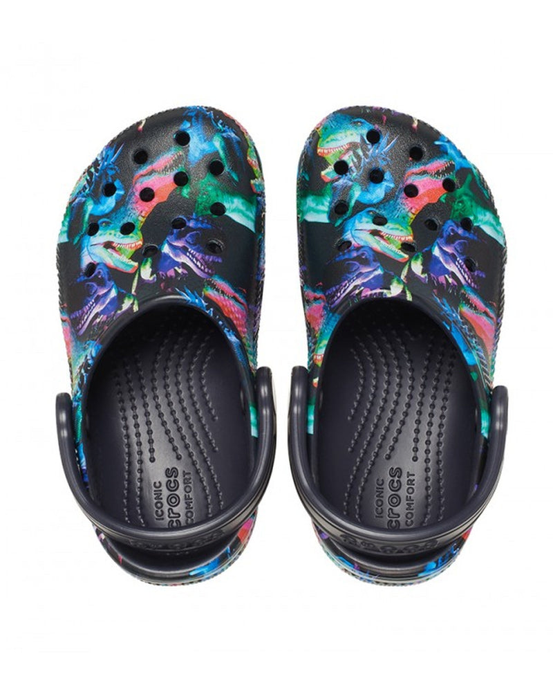 Classic-Clog-Unisex Kids-Deep Navy/Multi-208303-4LF