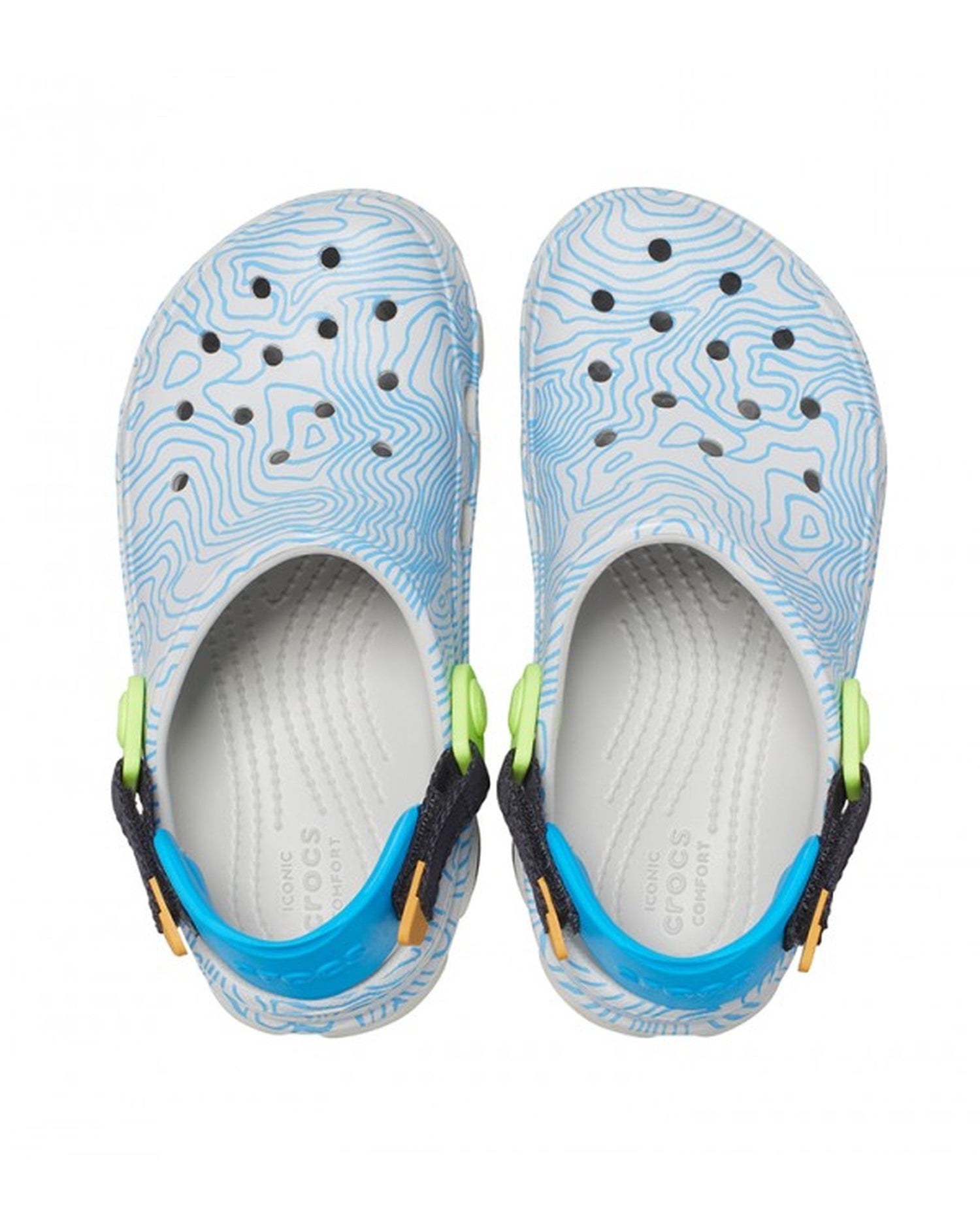 Crocs-Kids All-Terrain Clog 208310-1FS Atmosphere/Multi-2 Years - 12.3 Cm