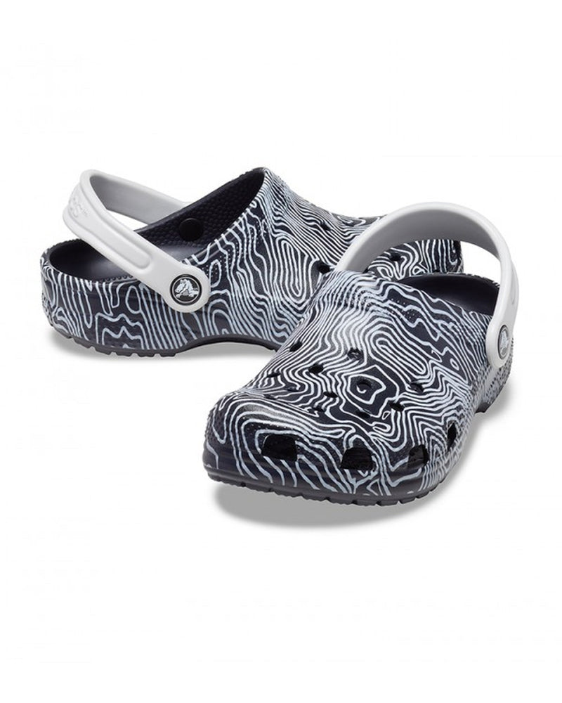 Classic-Clog-Unisex Kids-Deep Navy/Multi-208313-4LF