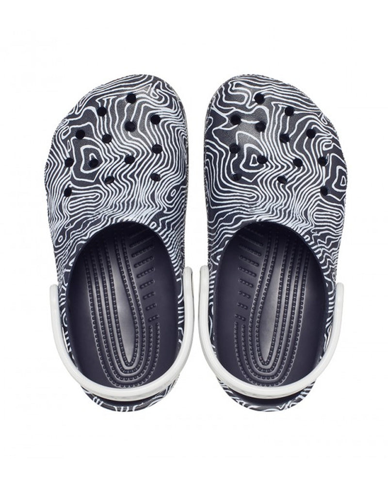 Classic-Clog-Unisex Kids-Deep Navy/Multi-208313-4LF
