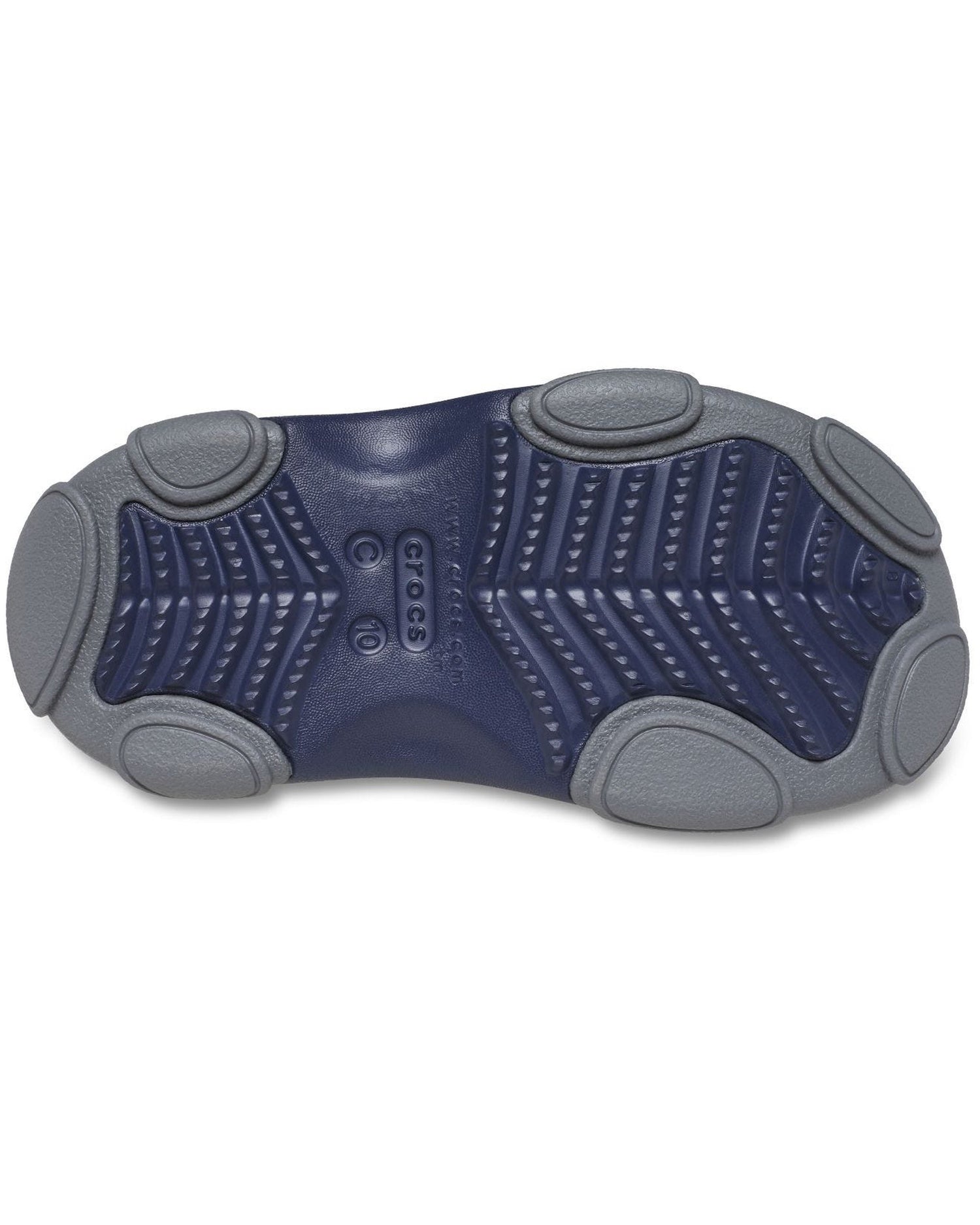Crocs-Kids All Terrain Sandal 208351-4CC Navy/Pepper-1-1.5 Years - 11.5 Cm