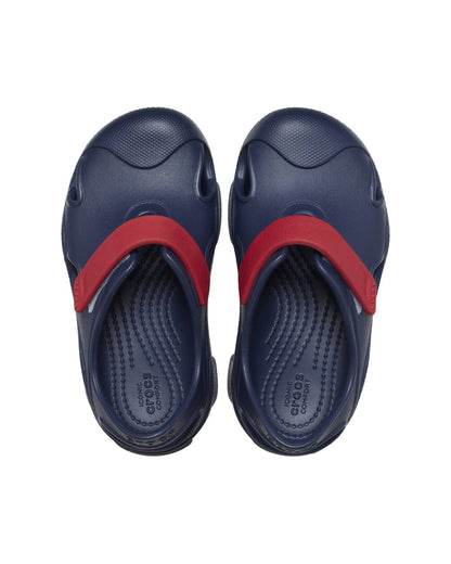 Crocs-Kids All Terrain Sandal 208351-4CC Navy/Pepper-1-1.5 Years - 11.5 Cm