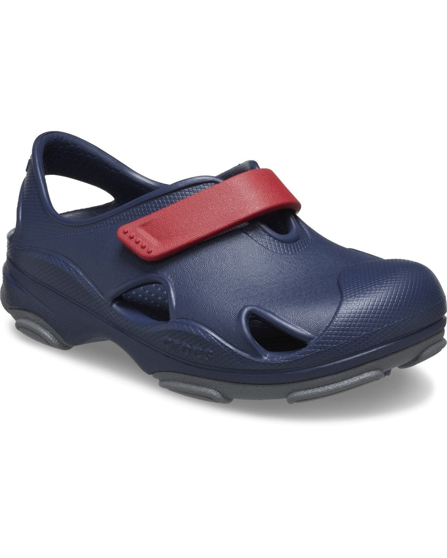Crocs-Kids All Terrain Sandal 208351-4CC Navy/Pepper-1-1.5 Years - 11.5 Cm