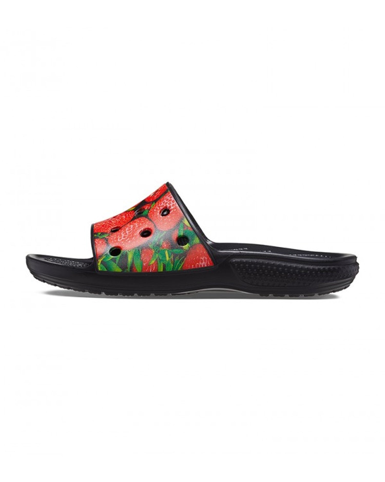 Unisex Adult-Crocs-Classic Slide 208376-643 Red/Black-UK-10