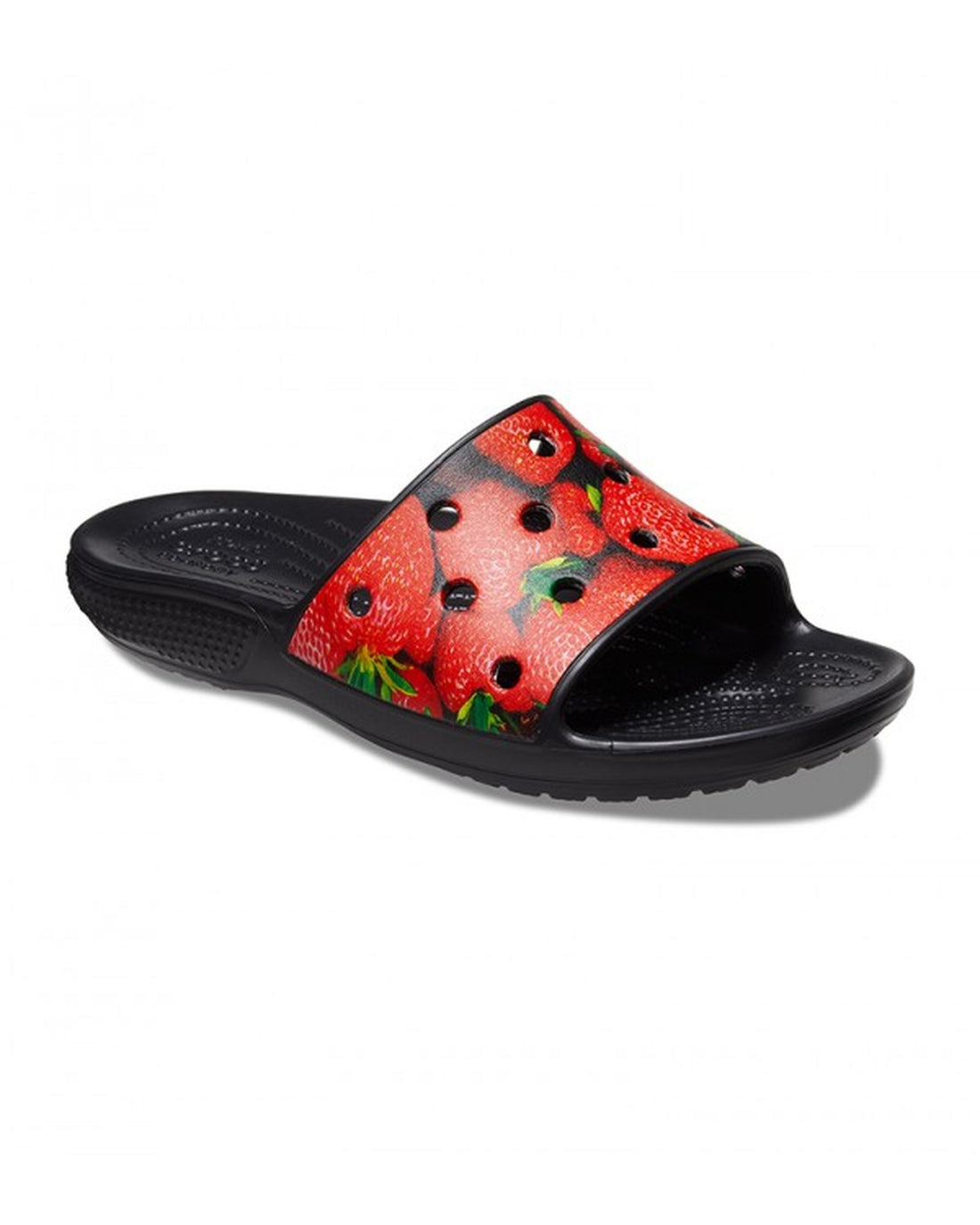 Unisex Adult-Crocs-Classic Slide 208376-643 Red/Black-UK-10