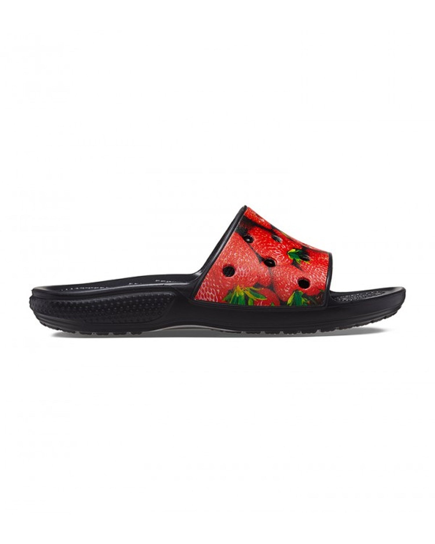 Unisex Adult-Crocs-Classic Slide 208376-643 Red/Black-UK-10