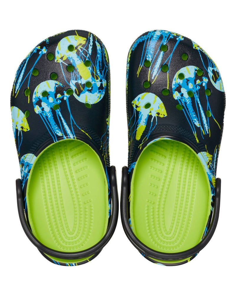 Classic-Clog-Unisex Kids-Limeade/Multi-208456-3UF
