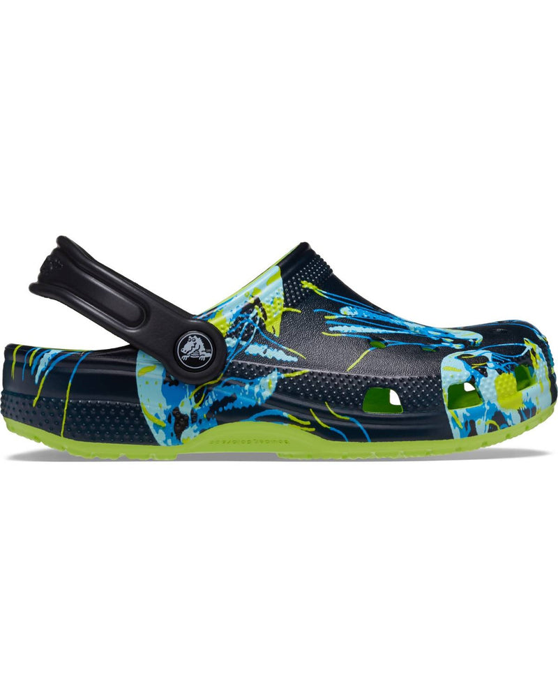 Classic-Clog-Unisex Kids-Limeade/Multi-208456-3UF