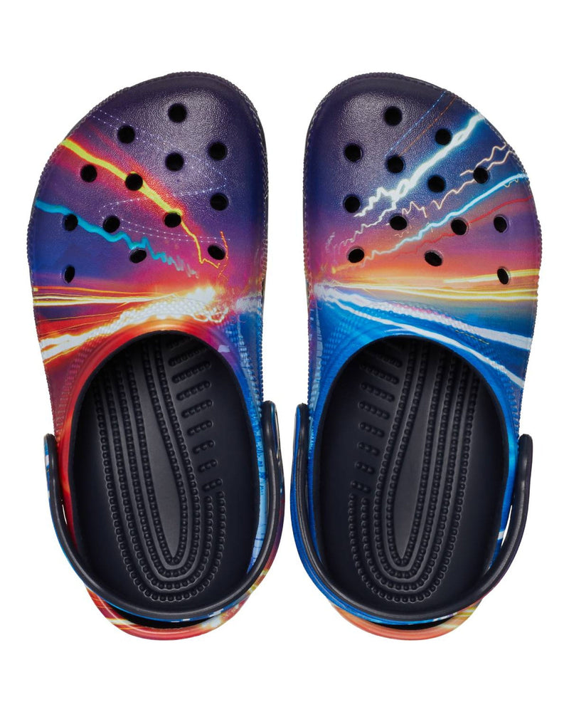 Classic-Clog-Unisex Kids-Deep Navy/Multi-208456-4LF