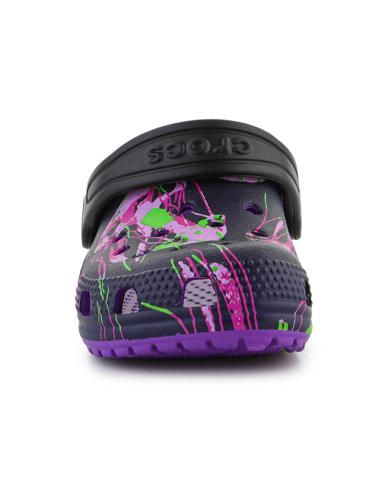 Classic-Clog-Unisex Kids-Neon Purple/Multi-208456-573