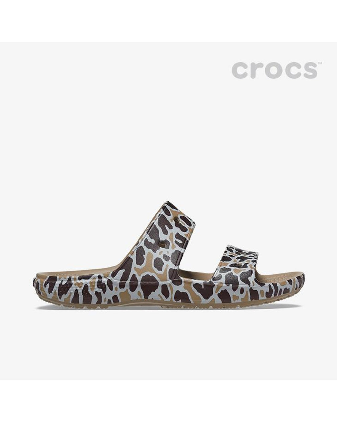 Crocs Classic Sandal — Men, Khaki/Leopard