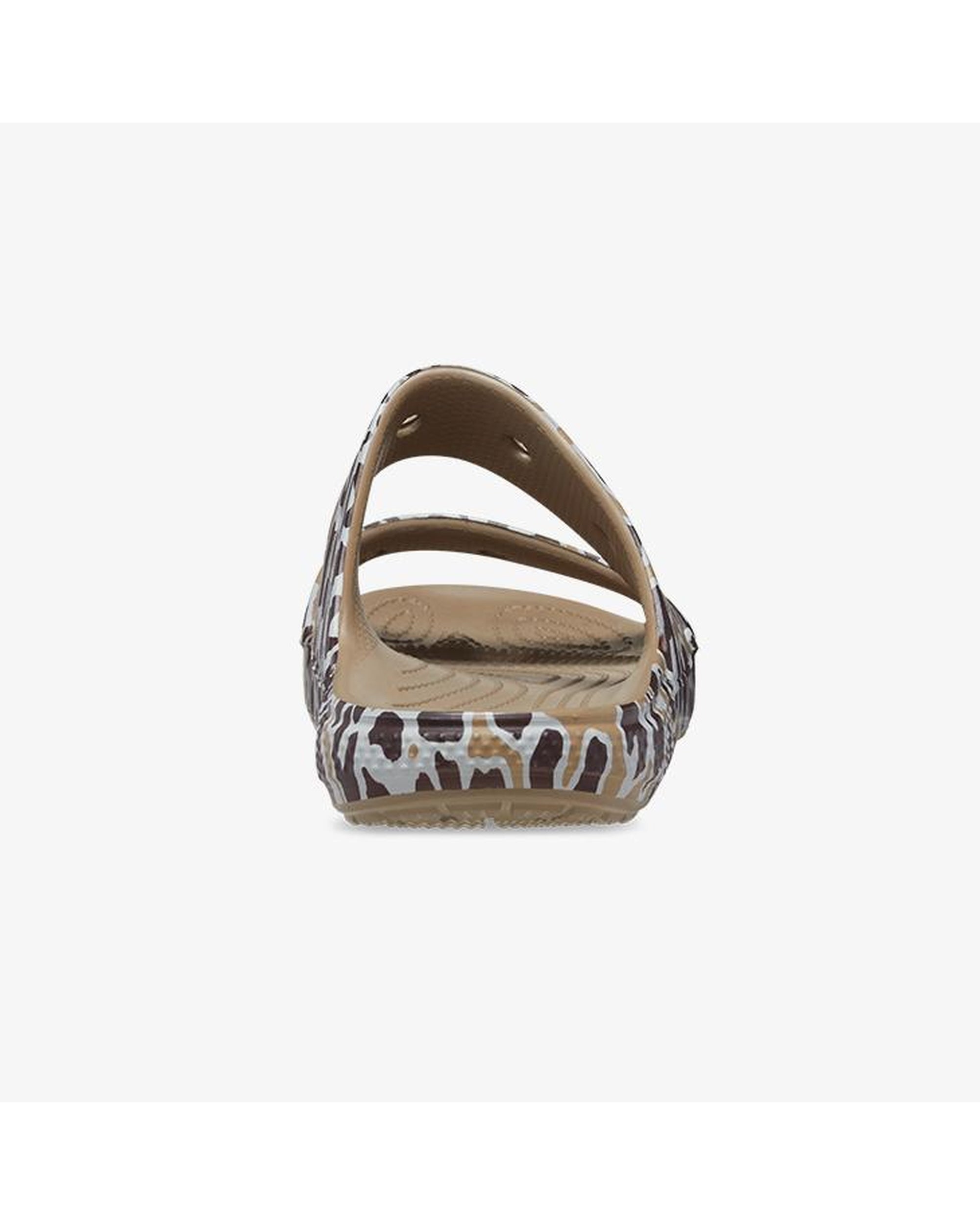 Unisex Adult-Crocs-Classic Sandal 208614-2BY Khaki/Leopard-UK-10