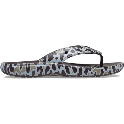 Crocs Classic Flip-Flop — Men, Khaki/Leopard