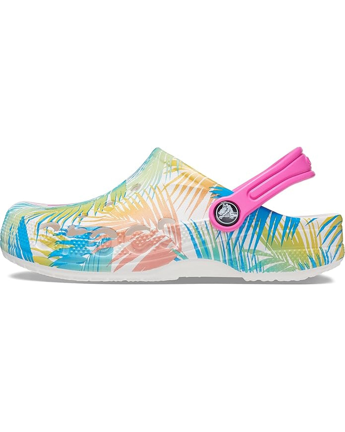 Crocs Baya Clog — Toddlers, Tropical/White (208736)