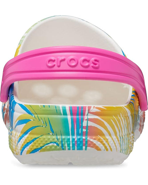 Crocs Baya Clog — Toddlers, Tropical/White (208736)