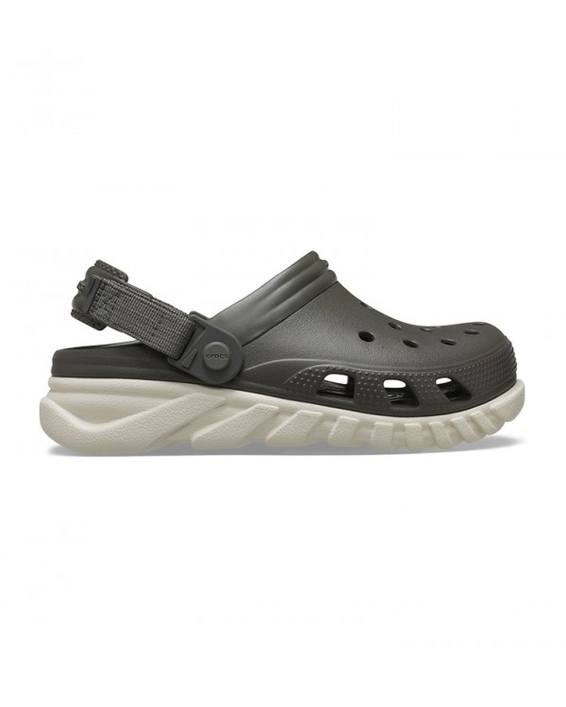 Unisex Adult-Crocs-Duet Clog 208776-3J8 Dusty Olive/Stucco-UK-9