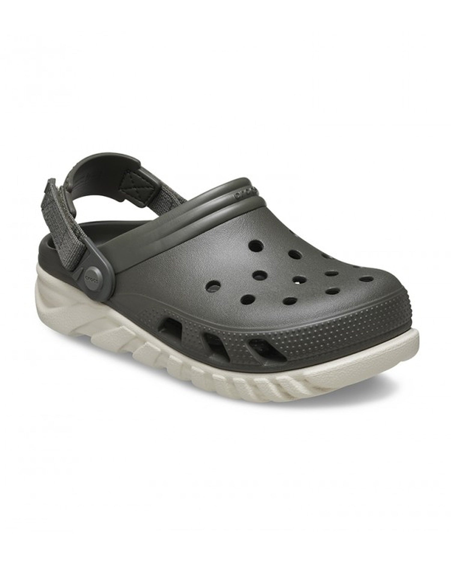 Unisex Adult-Crocs-Duet Clog 208776-3J8 Dusty Olive/Stucco-UK-9